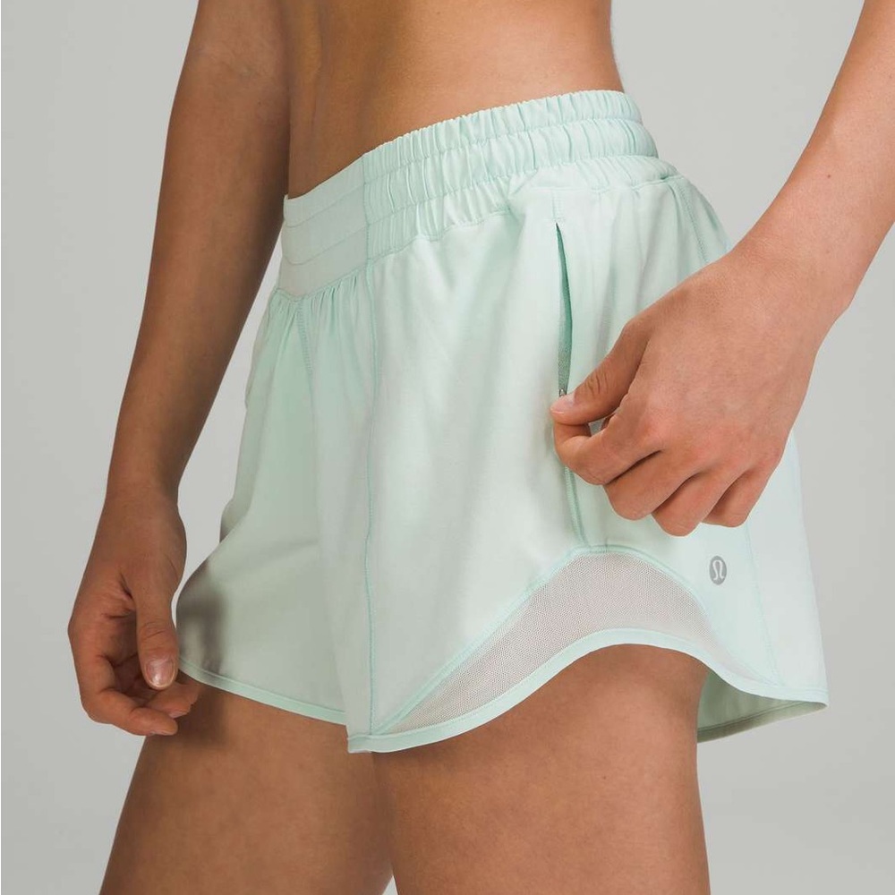 Lululemon Women's Light Green Athletic Shorts HOTTYHOT